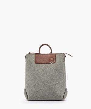Bedford Backpack Mini Granite Felt/Sienna Leather