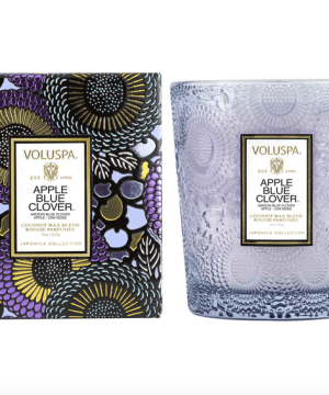 Apple Blue Clover Classic Boxed Candle 9 oz.