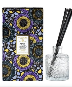 Apple Blue Clover Reed Diffuser
