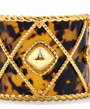 Blandine Stud Grande Cuff In Tortoise