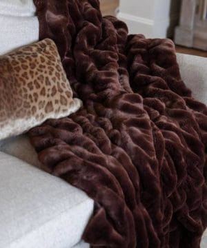 Couture Throw Mocha Mink 60x72
