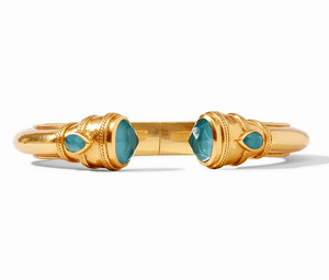 Astor Demi Cuff Iridescent Peacock Blue