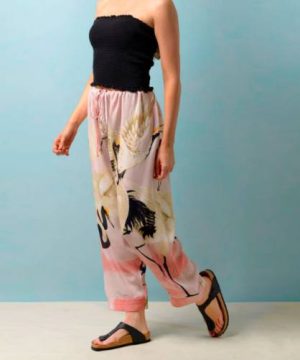 Heron Lounge Pant Pink (One Size Fits Most)