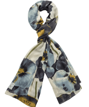 Pansy Flower Scarf