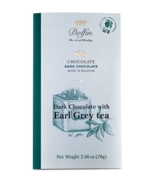 Dark Chocolate Bar with Earl Grey Tea (2.46oz/70g)