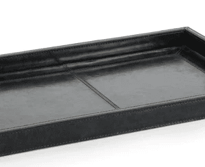 Bar Tray Leather - Savoy Blue