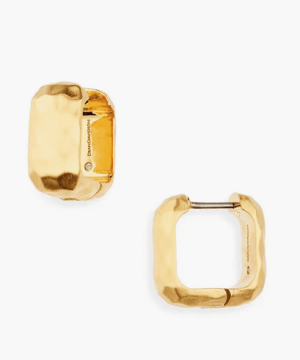 Nomad Square Huggie Hoops