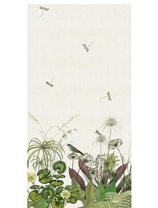 Nenuphars Parchemin Tablerunner 22” x 61” 50% Cotton/ 50% Linen