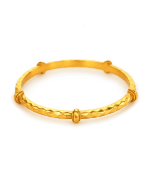 Savannah Gold Bangle Medium