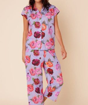 Mari Luxe Pima Capri Pajamas
