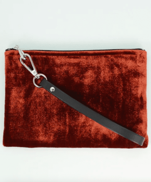 Velvet Wristlet Bronze