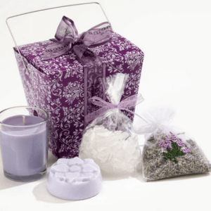Lavender Take Out Box