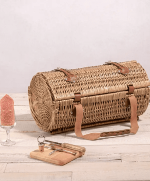Verona Wine & Cheese Picnic Basket - Pine Green