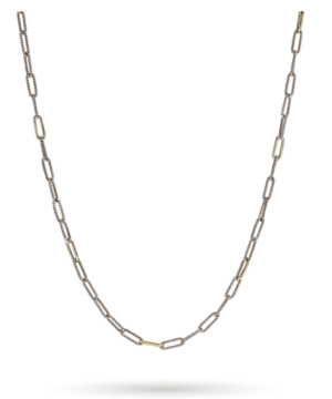 Golden Interval Paper Clip Chain