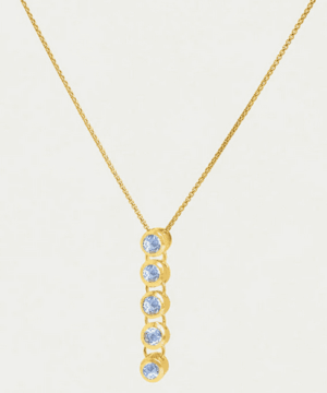 Cascade Gemstone Drop Necklace