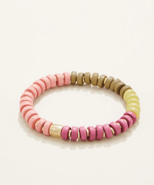 Wood Stretch Bracelet 8mm Multi