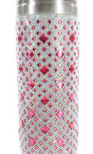 Tumbler Chocolat Rose  Collection Pink Silver (20oz)