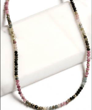 Watermelon Tourmaline Necklace Charis