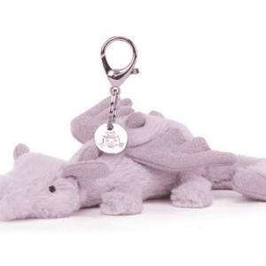 Lavender Dragon Bag Charm