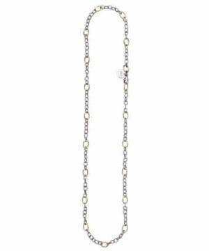 Twisted Link w/Brass Rings Chain 30"