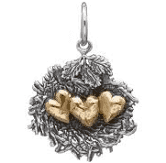 Bundled by Love Nest Charm - 3 Hearts