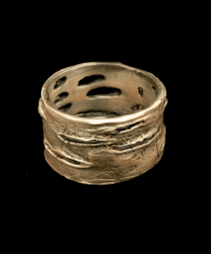 Birch Bark Ring Size 6
