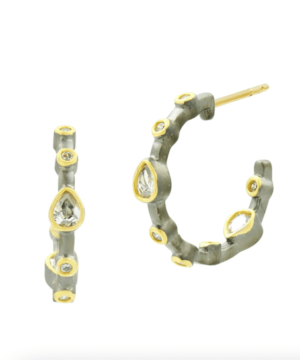 Teardrop Hoop Earrings