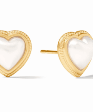 Heart Stud Pearl