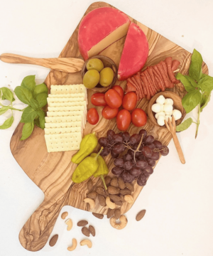 Olive Wood Charcuterie Board (10" x 17.75")