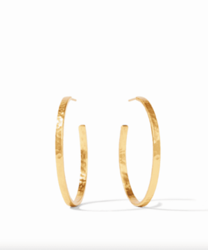 Crescent Hoop Gold Medium