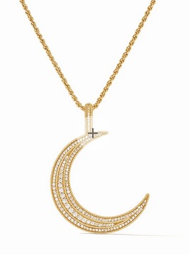 Luna Pendant Necklace Cubic Zirconia