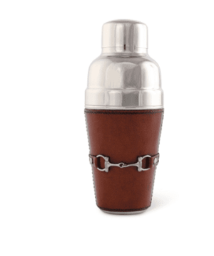 Leather Equestrian Bit Cocktail Shaker