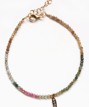 Rainbow Tourmaline Folia Bracelet