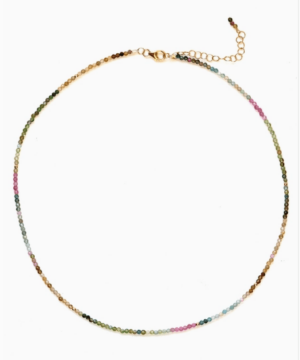 Rainbow Tourmaline Necklace