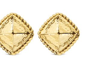 Blandine Stud Gold Earrings