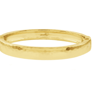 Cleopatra Oval Hinged Bangle S/M