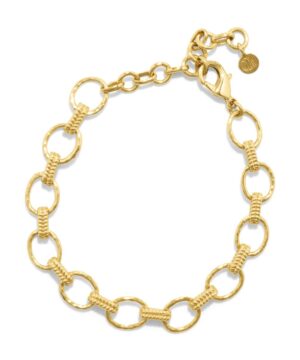 Cleopatra Small Link Bracelet- Gold