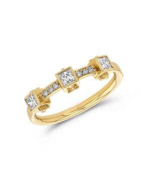 Cardinals 3 Station Band with Diamonds