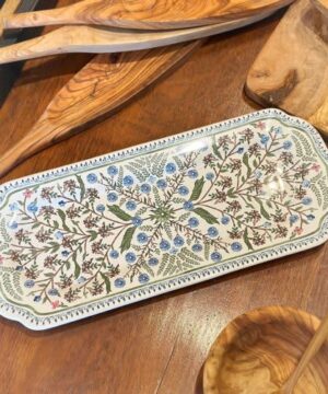 Villa Seville 15” Hostess Tray - Chambray