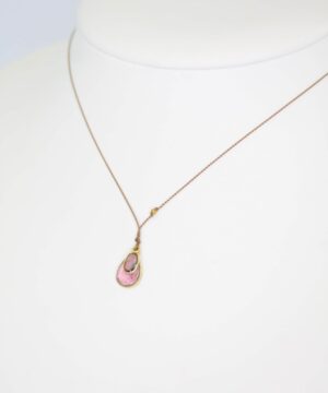 Double Tourmaline 18kt Necklace