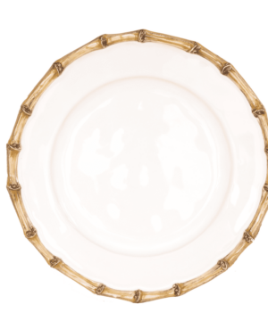 Classic Bamboo Side/Cocktail  Plate