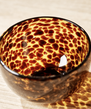 Tortoise Glass Serving Bowl