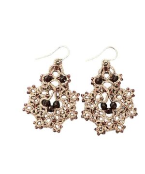 Uma Earrings Grenat