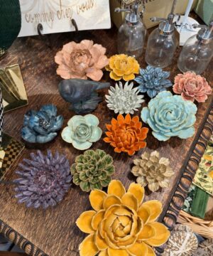 English Garden Ceramic Flower,