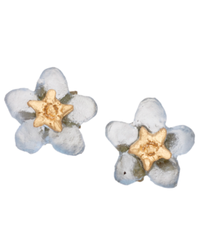 Forget Me Not Flower Studs - Dainty