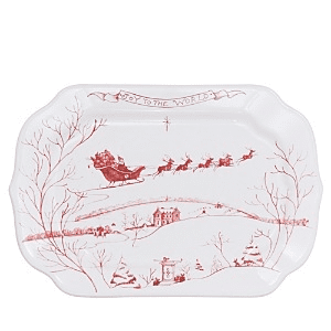Country Estate Winter Frolic Gift Tray: Joy To the World