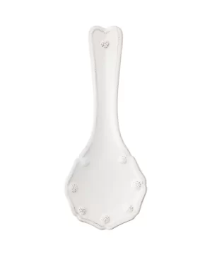 Berry & Thread Spoon Rest Whitewash (10.75"L, 3.75"W,.75")
