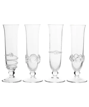 Heritage Champagne Flutes Set of Four