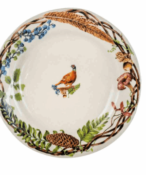 Forest Walk  Animal Dessert/Salad Plates Set/4 Assorted (9"dia)