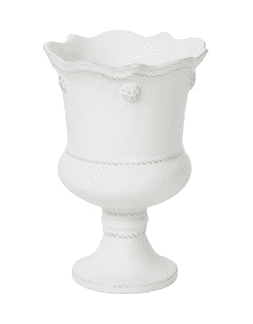 Berry & Thread Petite Parterre Garden Vase Whitewash  5"